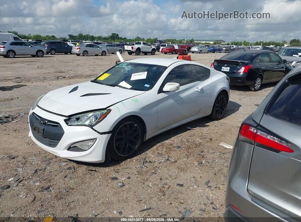 KMHHT6KJXGU131406 2016 HYUNDAI GENESIS Белый Передняя левая четверть