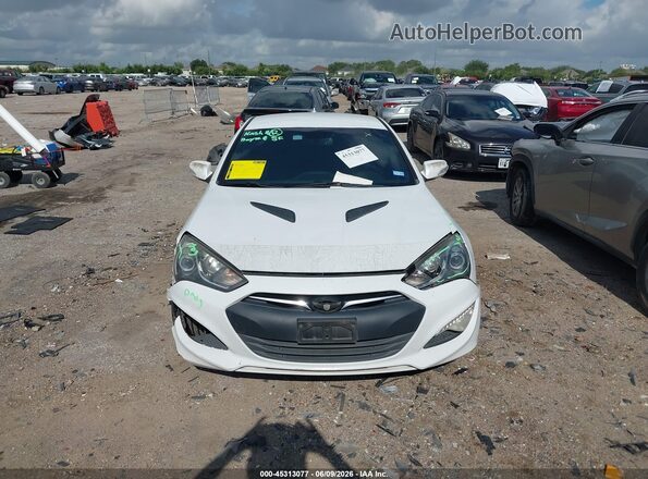 KMHHT6KJXGU131406 2016 HYUNDAI GENESIS Белый Вид задней части салона