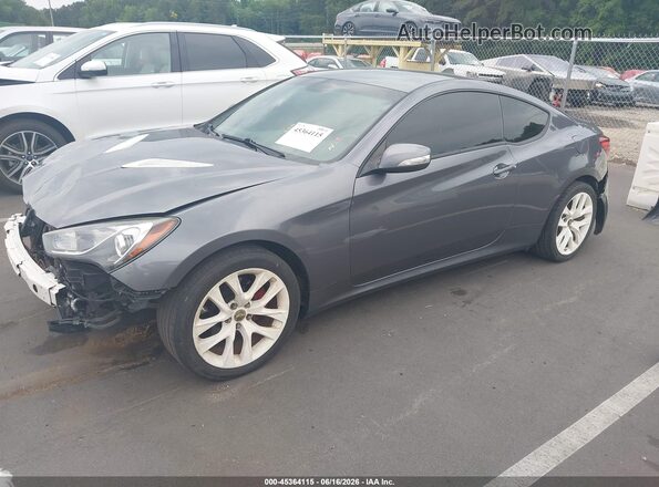 KMHHT6KJXGU134757 2016 HYUNDAI GENESIS Silver Передня ліва чверть