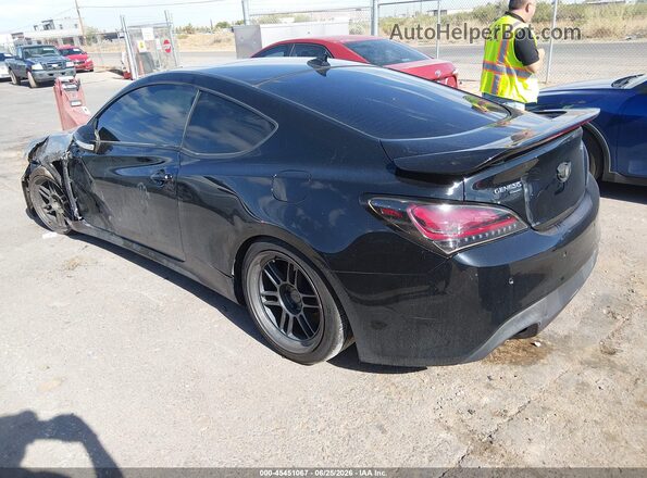 KMHHU6KJ1GU133512 2016 HYUNDAI GENESIS Black Trasero izquierdo