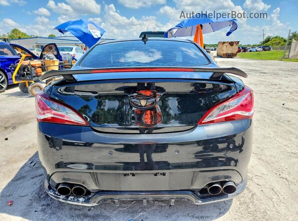 KMHHU6KJ2GU132952 2016 HYUNDAI GENESIS Black 