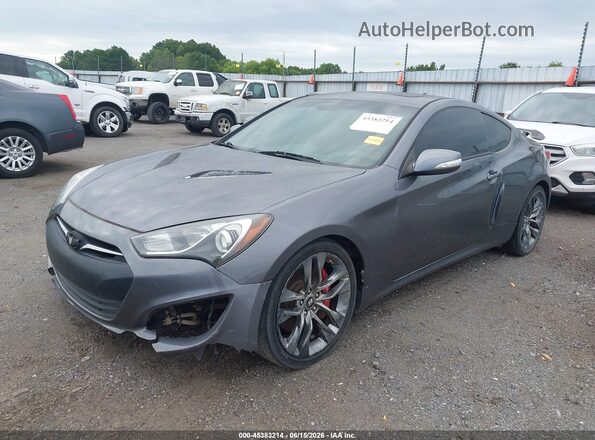 KMHHU6KJ6GU132825 2016 HYUNDAI GENESIS Gray 