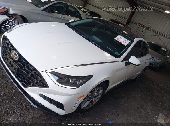 KMHL14JA1PA329444 2023 HYUNDAI SONATA Белый Передняя левая четверть