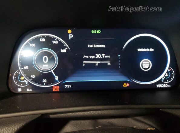 KMHL14JA6MA160212 2021 HYUNDAI SONATA Gray 