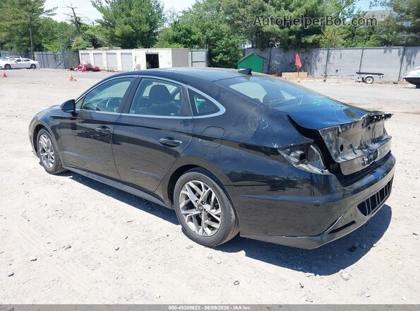 KMHL14JAXMA148466 2021 HYUNDAI SONATA Black უკანა მარცხენა