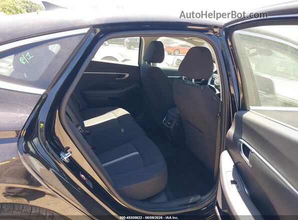 KMHL14JAXMA148466 2021 HYUNDAI SONATA Black VIN კოდის სტიკერის ხედი