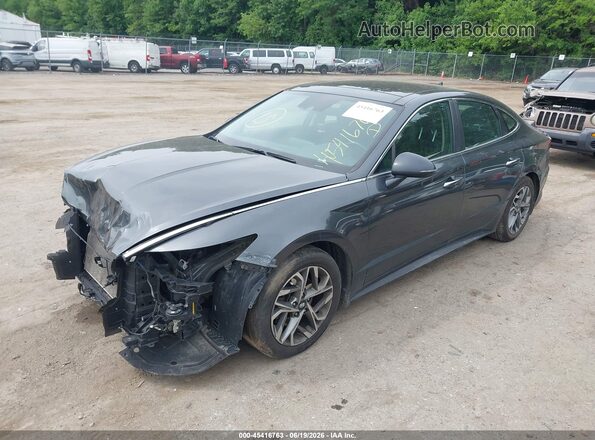 KMHL14JAXPA255490 2023 HYUNDAI SONATA Gray Передня ліва чверть