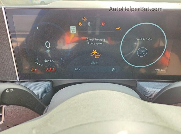 KMHL14JAXRA419002 2024 HYUNDAI SONATA Gray Vista del cuadro de instrumentos