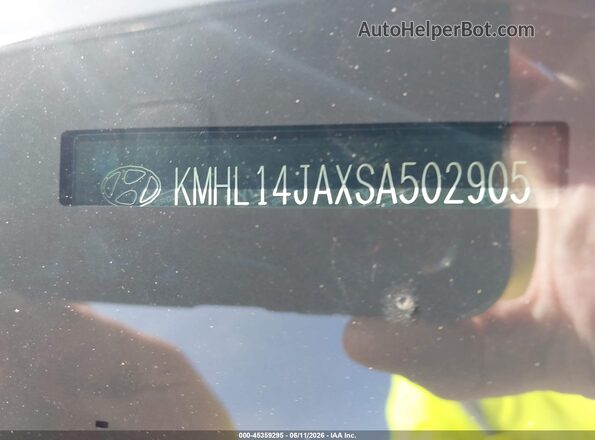 KMHL14JAXSA502905 2025 HYUNDAI SONATA White ძრავის განყოფილების ხედი