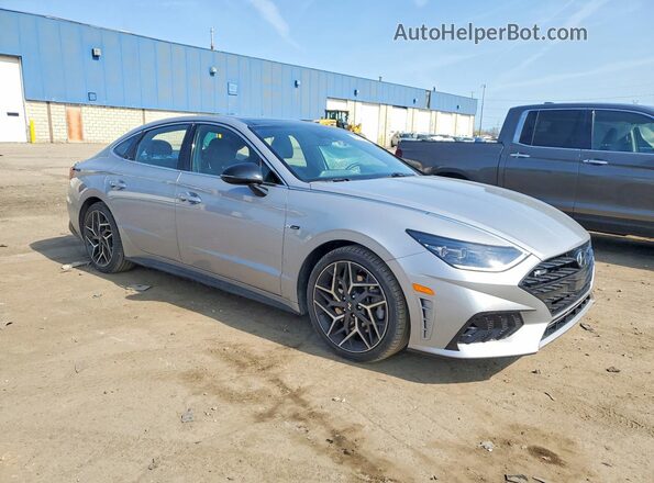KMHL14JC3PA329124 2023 HYUNDAI SONATA Серебряный Передняя правая четверть