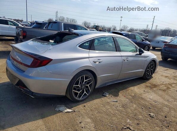 KMHL14JC3PA329124 2023 HYUNDAI SONATA Серебряный Задняя правая четверть