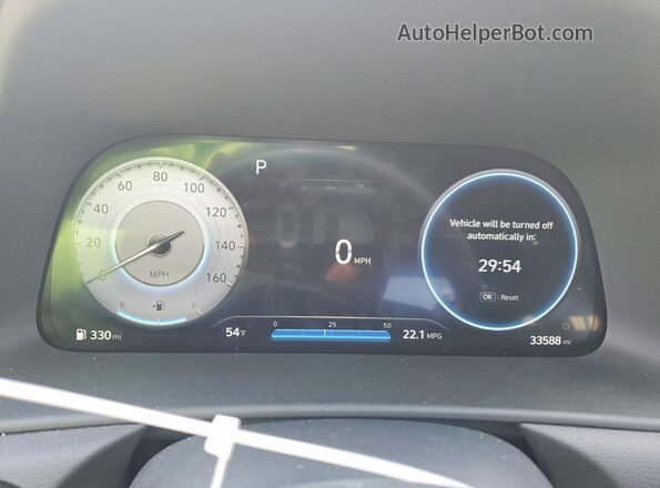 KMHL14JC3PA329124 2023 HYUNDAI SONATA Серебряный Вид щитка приборов