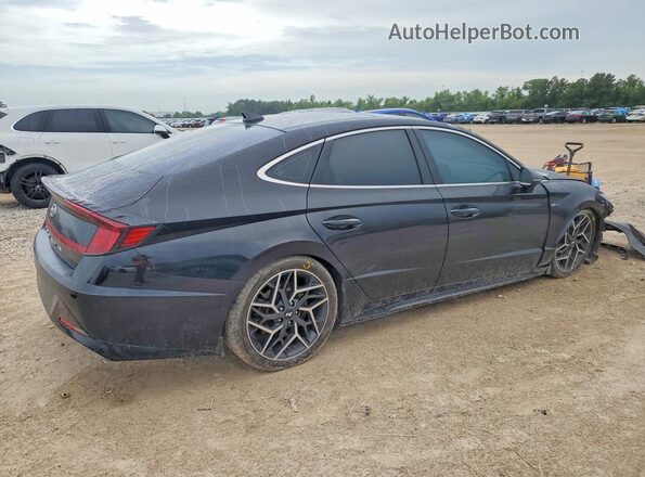 KMHL14JC8NA223295 2022 HYUNDAI SONATA Black უკანა მარჯვენა