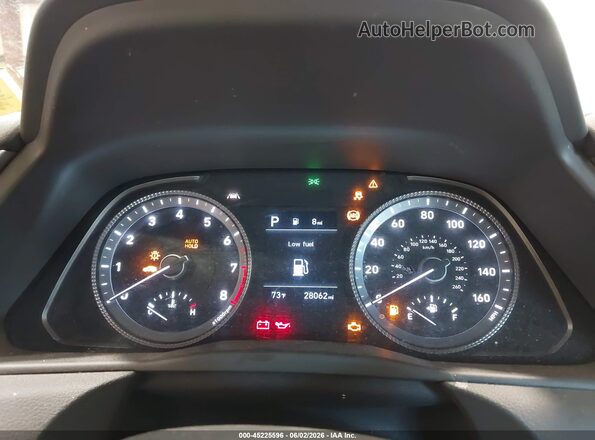 KMHL24JA2PA343155 2023 HYUNDAI SONATA White Հետևի նստատեղերի տեսք