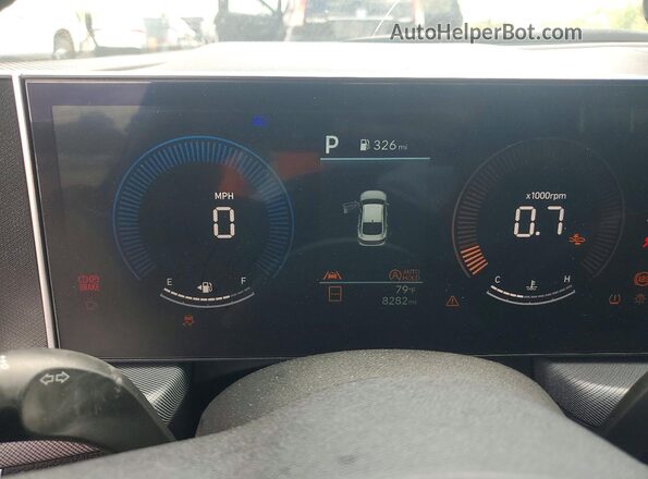 KMHL24JA4SA504789 2025 HYUNDAI SONATA Black Vista del cuadro de instrumentos