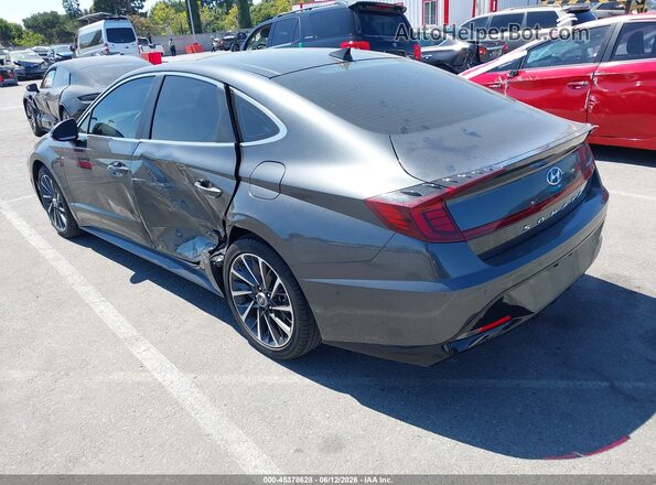 KMHL34J25NA243280 2022 HYUNDAI SONATA Gray Հետևի ձախ