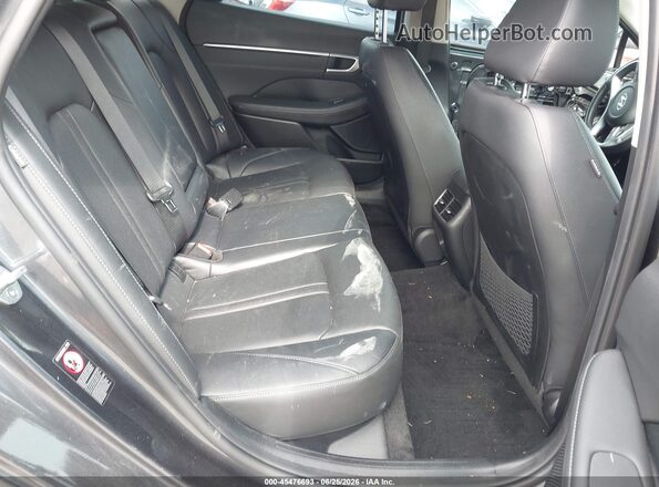 KMHL34J28MA155192 2021 HYUNDAI SONATA Gray VIN կոդի պիտակի տեսք