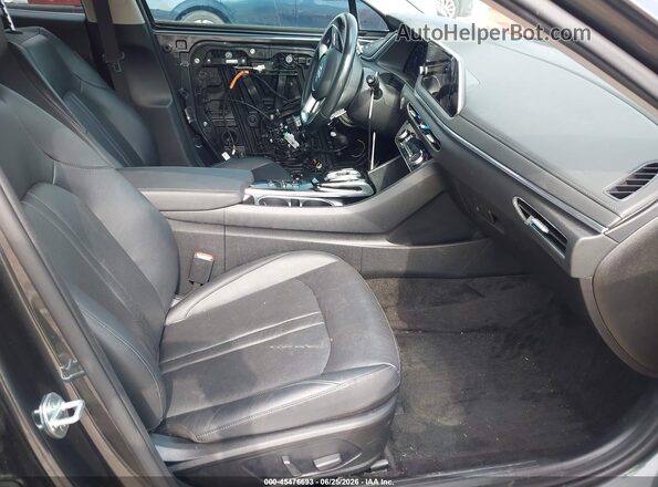 KMHL34J28MA155192 2021 HYUNDAI SONATA Gray Սալոնի դիմացի տեսք