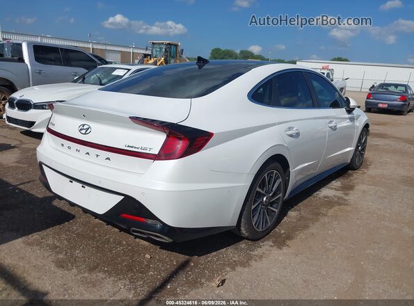 KMHL34J29NA179731 2022 HYUNDAI SONATA White Rear right