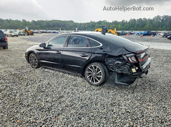 KMHL34J29PA296258 2023 HYUNDAI SONATA Black Rear left