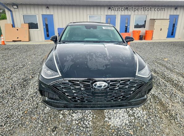 KMHL34J29PA296258 2023 HYUNDAI SONATA Black Front view