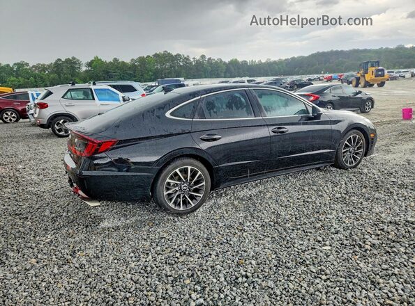 KMHL34J29PA296258 2023 HYUNDAI SONATA Black Rear right