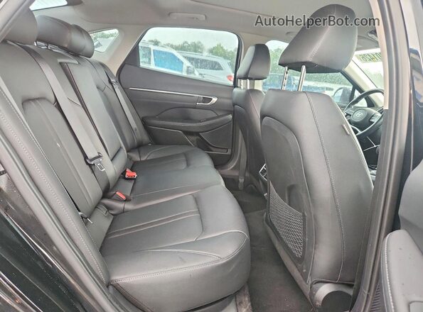 KMHL34J29PA296258 2023 HYUNDAI SONATA Black Rear seats view