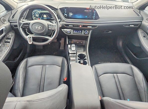 KMHL34J29PA296258 2023 HYUNDAI SONATA Black Dashboard view