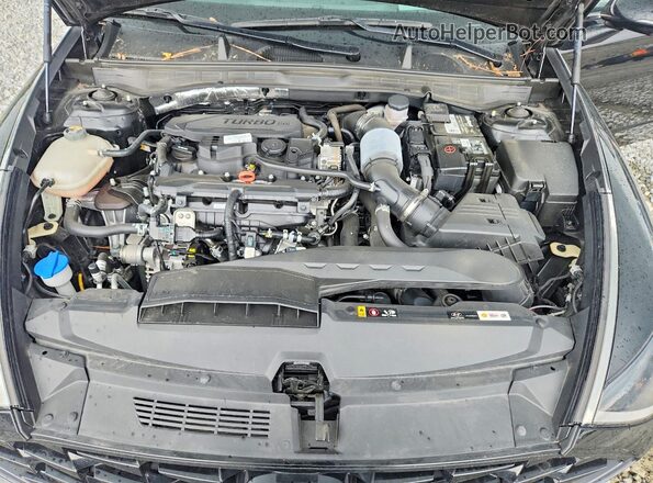 KMHL34J29PA296258 2023 HYUNDAI SONATA Black Rear interior view