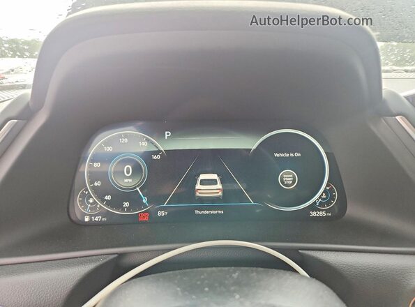 KMHL34J29PA296258 2023 HYUNDAI SONATA Black Instrument cluster view