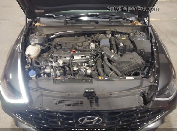 KMHL34J2XNA213708 2022 HYUNDAI SONATA Black Widok z tyłu
