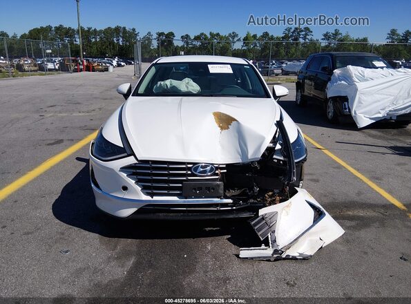 KMHL34JJ6PA079564 2023 HYUNDAI SONATA HYBRID White Vista del cuadro de instrumentos
