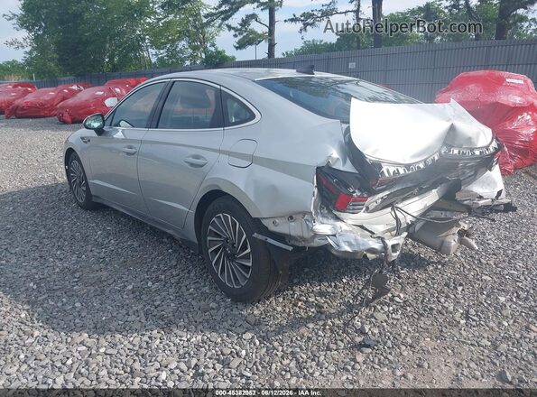 KMHL34JJ7SA133379 2025 HYUNDAI SONATA HYBRID Silver Հետևի ձախ