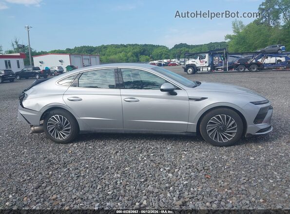 KMHL34JJ7SA133379 2025 HYUNDAI SONATA HYBRID Silver Սալոնի հետևի տեսք