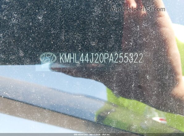 KMHL44J20PA255322 2023 HYUNDAI SONATA Gray Widok komory silnika