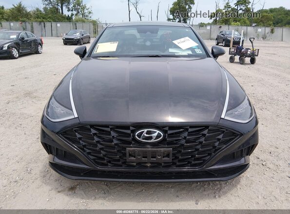 KMHL44J20PA313204 2023 HYUNDAI SONATA Black Սարքավորումների վահանակի տեսք