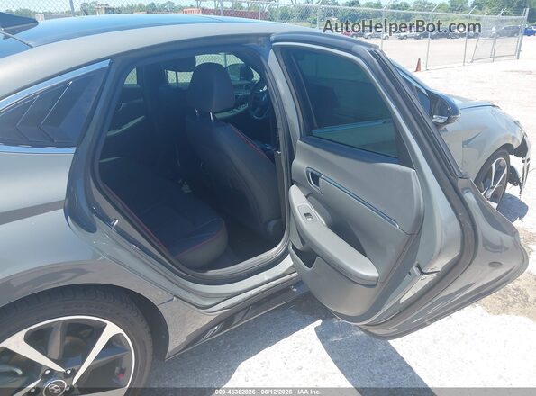 KMHL44J22PA263499 2023 HYUNDAI SONATA Gray Vista de la etiqueta del VIN