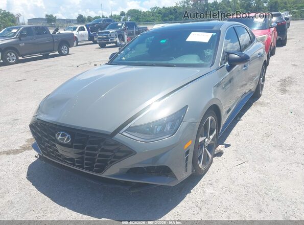 KMHL44J22PA263499 2023 HYUNDAI SONATA Gray 