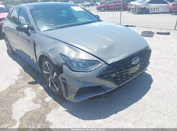 KMHL44J22PA263499 2023 HYUNDAI SONATA Gray 