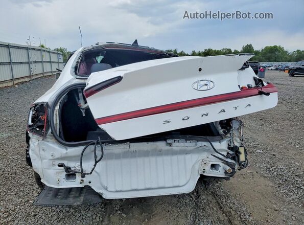 KMHL44J22PA273076 2023 HYUNDAI SONATA White Widok z tyłu
