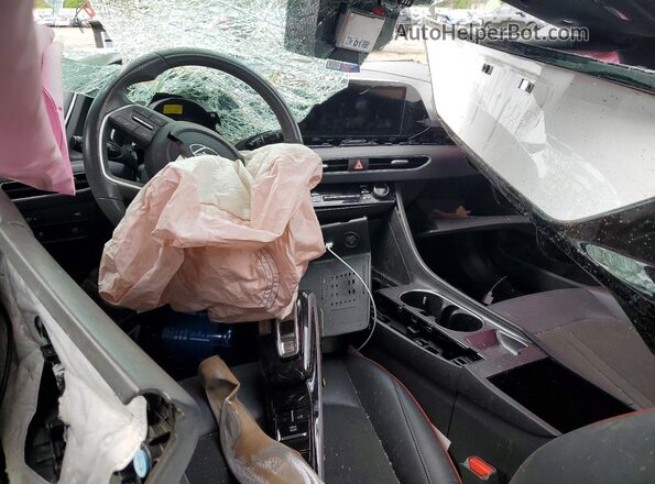 KMHL44J22PA273076 2023 HYUNDAI SONATA White Widok deski rozdzielczej