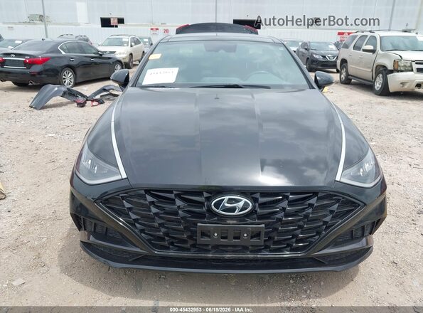 KMHL44J22PA283347 2023 HYUNDAI SONATA Черный Вид задней части салона