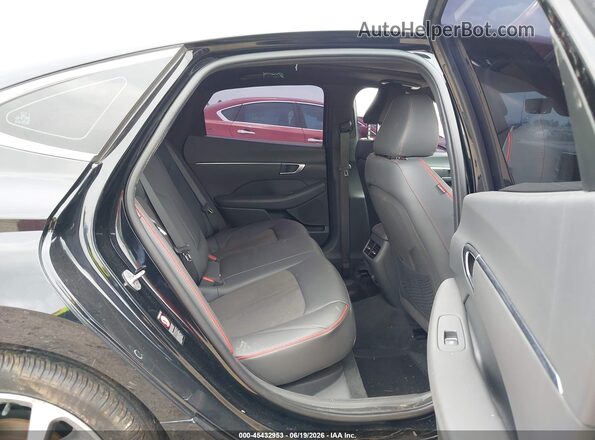 KMHL44J22PA283347 2023 HYUNDAI SONATA Черный Вид наклейки с VIN-кодом