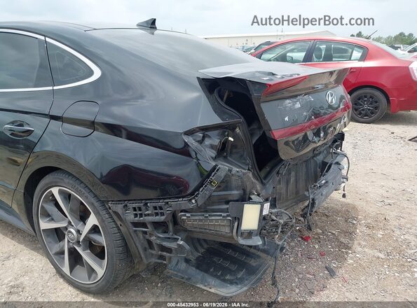 KMHL44J22PA283347 2023 HYUNDAI SONATA Черный Вид спереди