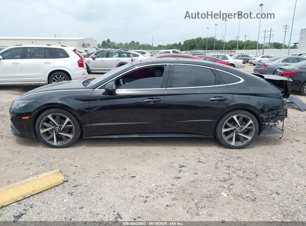 KMHL44J22PA283347 2023 HYUNDAI SONATA Черный 