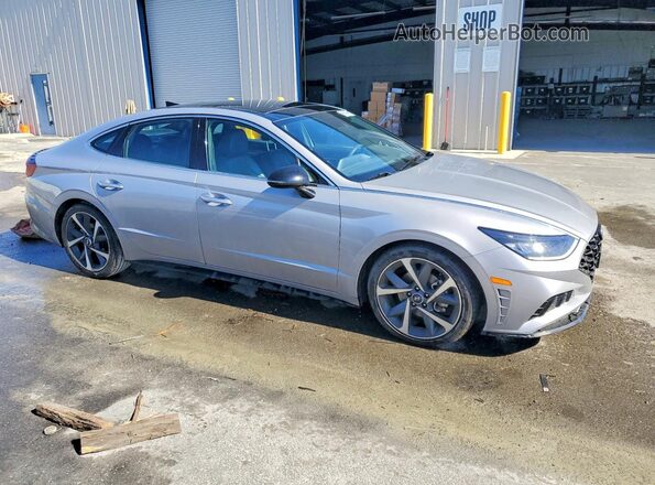 KMHL44J23PA280215 2023 HYUNDAI SONATA Gray 