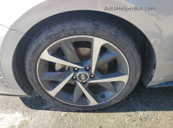 KMHL44J23PA280215 2023 HYUNDAI SONATA Gray 