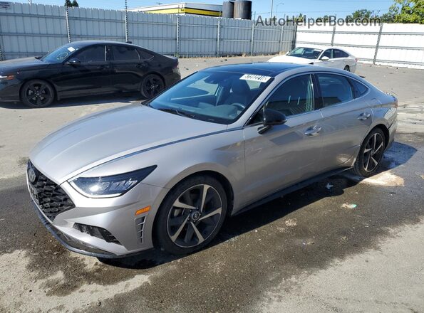 KMHL44J23PA280215 2023 HYUNDAI SONATA Gray 
