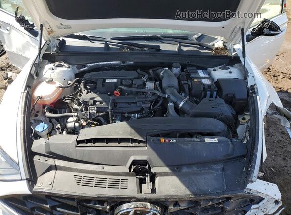 KMHL44J25NA236908 2022 HYUNDAI SONATA White Вид задньої частини салону