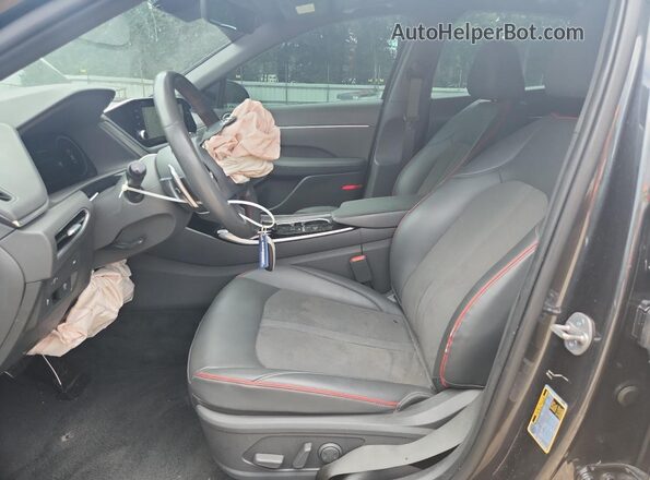 KMHL44J26PA287157 2023 HYUNDAI SONATA Gray Սալոնի դիմացի տեսք